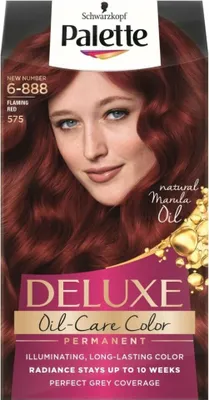 Zdjęcie produktu dla Palette Deluxe Oil-Care Color Farba trwale koloryzujca 575 (6-888) Intensywna Czerwie