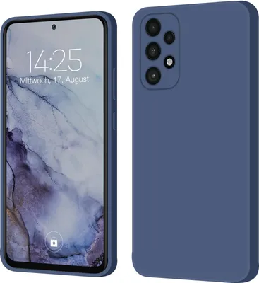 Produktbild von Hülle für Samsung Galaxy A53 5G Case Cover Bumper Silikon Softgrip Schutzhülle Farbe: Lavendelblau