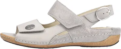 Produktbild von Waldläufer Sandale Heliett 342002-209-070, Nubukleder, Grau, Weite H, Fußbett zum Wechseln 40
