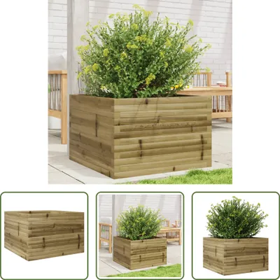 Produktbild von The Living Store Pflanzkübel 70x70x45,5 cm Kiefernholz Imprägniert