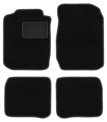 Imagen del producto de Alfombrillas de moqueta para Toyota Corolla E11 1997-2001 (hatchback) – juego de 4 piezas, negras, a medida – Wielganizator LUX