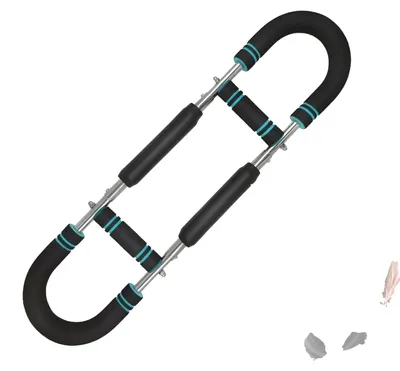 Immagine prodotto di Attrezzo per l'allenamento delle braccia, resistenza regolabile, allenamento per tutto il corpo, colore blu