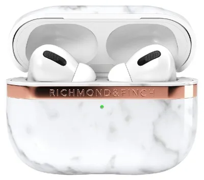 Productafbeelding van Richmond & Finch Freedom Series Apple Airpod Pro White Marble/Gold