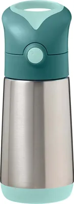Immagine prodotto di Borraccia Thermos Borraccia sottovuoto cannuccia in silicone 350 ml Foresta di Smeraldo BBox