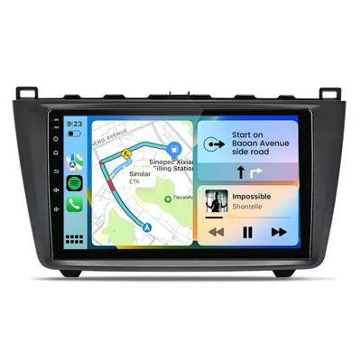 Obrázok produktu pre Hexinex 9-palcové autorádio pre Mazda 6 (2007-2012) Android 15, 2 GB + 64 GB, GPS, WIFI, CarPlay Android Auto