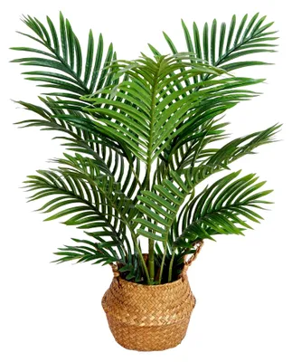 Produktbild von Künstliche Palme 90 cm - Dekopflanze für Wohnzimmer und Schlafzimmer (1 PACK)