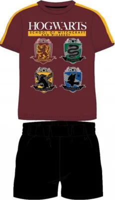 Produktbild von Harry Potter Pyjama  "HOGWARTS - School of Witchcraft and Wizardry"  burgunder/schwarz,134