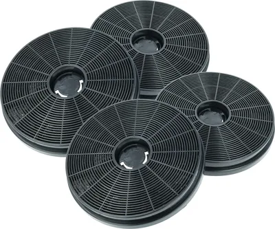 Produktbild von vhbw 4x Aktivkohlefilter Ersatz für Klarstein 10033740 für Dunstabzugshaube - 17,5 cm