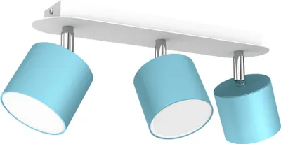 Produktbild von Dixie Blue/White 3Xgx53 Deckenleuchte Deckenlampe Kinderzimmer Kinderleuchte Kinderlampen