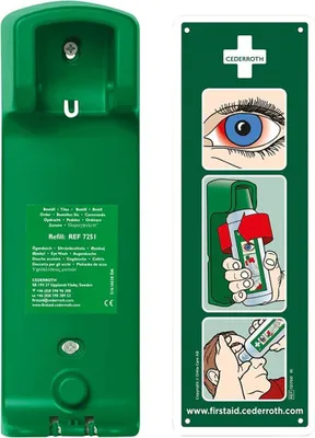 Produktbild von CEDERROTH Wandhalterung für Augenspülung