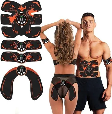 Image de Ceinture de renforcement électronique pour l'entraînement physique, appareil d'entraînement pour les abdominaux, les bras et les hanches, appareil de fitness à domicile pour les abdominaux, la taille, les jambes, les bras et les hanches