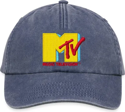 Produktbild von Spreadshirt MTV Logo Als Stick-Design Vintage Cap, One size, Vintage Denim
