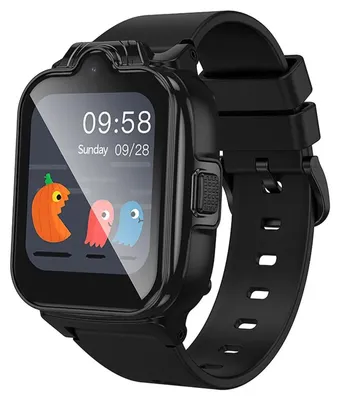 Produktbild von Hoco Y104 Kinder Smartwatch 4G GPS Uhr mit Telefon Videoanruf Ortung SOS Kinderuhr 1,69 Zoll in Schwarz