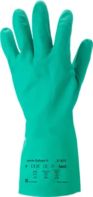 Produktbild von ANSELL Chemikalienschutzhandschuh AlphaTec® Solvex® 37-675 Grün, 6