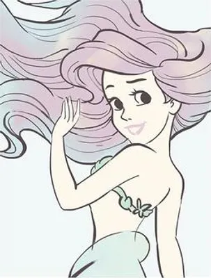 Produktbild von Kunstposter – Ariel Aquarell – 40 x 50 cm