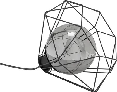 Produktbild von EGLO Tischlampe Vernham, 1 flammige Tischleuchte Vintage, Industrial, Retro, Nachttischlampe, Wohnzimmerlampe in Schwarz, Lampe mit Schalter, E27
