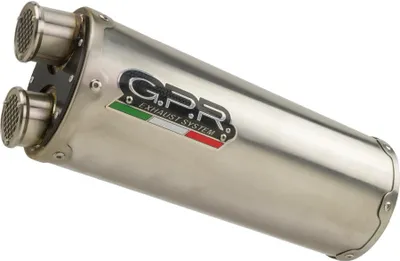 Produktbild von GPR Dual Edelstahl Slip-On Auspuff für Honda XL750 Transalp 750