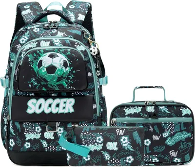 Produktbild von Kinderrucksack Set Gamer, 15,6 Zoll, mit Lunchbox und Federmäppchen, für die Schule