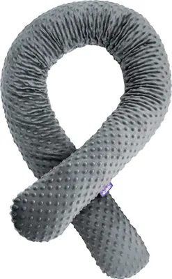 Produktbild von Grey Minky Schlange Bettumrandung 180cm