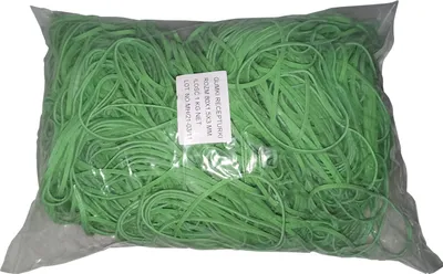 Produktbild von 1 Kg Gummiringe Gummibänder grün 80 mm Ø 1,5 x 3 mm breit