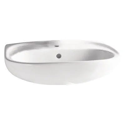 Produktbild von Vitra Norm Waschbecken 60cm mit Hygiene Glasur Waschtisch weiß 5088L003-1029