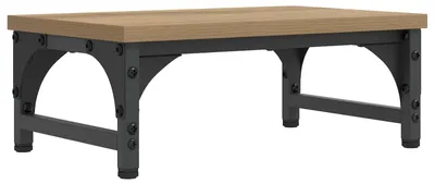 Immagine prodotto di vidaXL Supporto per monitor, finitura artigianale in rovere, 37 x 23 x 14 cm, PB