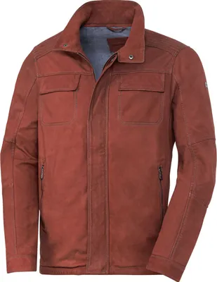 Produktbild von Ross & Cole Herren Lederjacke, langlebig und hochwertig
