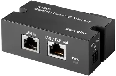 Produktbild von Doorbird KOMSA A1093 Gigabit High PoE Injektor 423913868