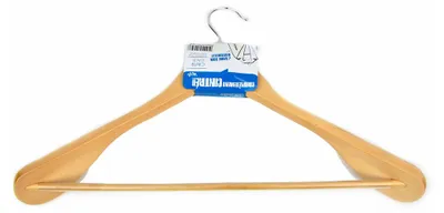Immagine prodotto di Appendiabiti in legno naturale, curvo, antiscivolo