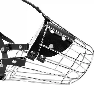 Produktbild von Hunde Metall Maulkorb Größe 6 für Schäferhunde Länge 12cm Umfang 36cm