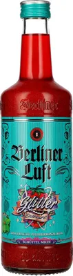 Image de Berliner Luft GLITTER ERDBEERE Der Frische Pfefferminzlikör 18% Vol. 0,7l