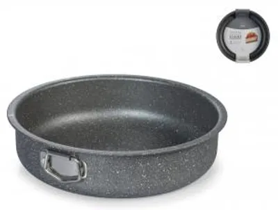 Immagine prodotto di H&H Tortiera Antiaderente Stone Grigio Cm 28