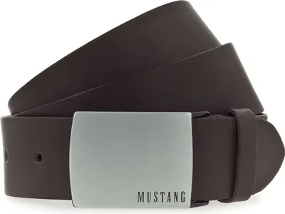 Produktbild von MUSTANG Leder Gürtel Classic Belt W85 Dark Brown dunkelbraun