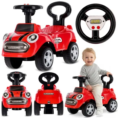 Zdjęcie produktu dla Jeździk samochód auto pchacz GO GO Fassion czerwony