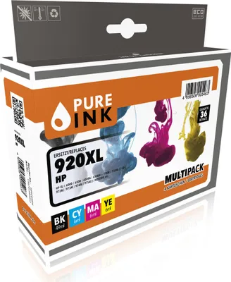 Produktbild von HP920MP4 PI HP 920XL OJ Tinte (4) cmyk