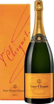 Produktbild von Veuve Clicquot Brut Champagner in Geschenkpackung Champagne Frankreich | 12 % vol | 1,5 l Magnumflasche