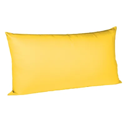 Produktbild von liebling Halbleinen Kissenbezug 40x80 cm, Bezug für Kopfkissen, Kissenhülle in Farbe lemon aus 50% Leinen & 50% Baumwolle, kühlend & atmungsaktiv