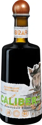 Produktbild von Boar Caliber 1844 Schwarzwald Kräuterlikör mit 18 aromatischen Beeren und 44 Kräutern | 35 % vol | 0,5 l