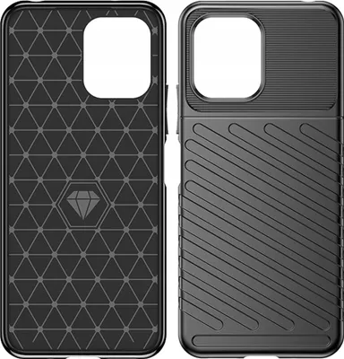 Productafbeelding van Pancerne telefoonhoesje voor de Xiaomi Redmi 12, model Thunder, kleur zwart