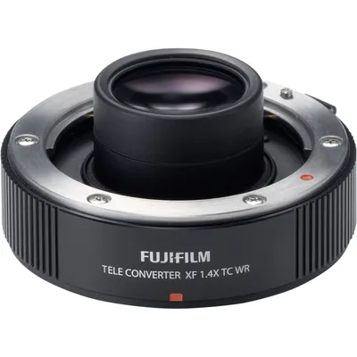 Produktbild von Fujifilm XF1.4X TC WR, Schwarz, 1,4x, XF80mmF2.8 R LM OIS WR Macro XF50-140mmF2.8 R LM OIS WR XF100-400mmF4.5-5.6 R LM OIS WR, 130 g, 58 mm, 58 mm