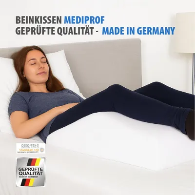 Produktbild von MEDIPROF Orthopädisches Beinruhekissen von MediSafety – Venenkissen zum Beine hochlagern (75 x 50 x 20 cm) – Germany –