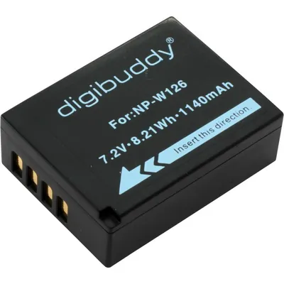 Produktbild von digibuddy Akku kompatibel zu Fuji NP-W126 / NP-W126S Li-Ion