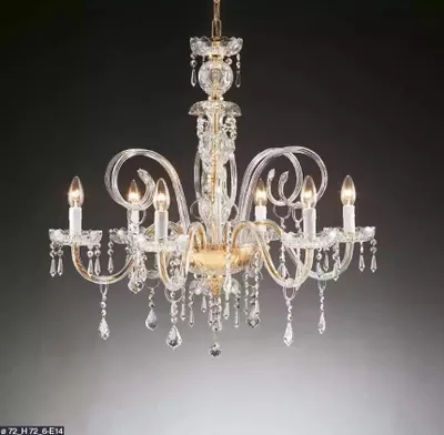 Produktbild von Kronleuchter Pendelleuchte Kronleuchter 72 x 72 cm Deckenleuchten