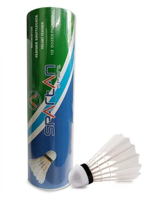 Produktbild von SPARTAN Natur Feder Feder-Badminton-Federbälle