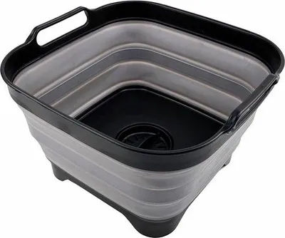 Produktbild von Famanu Abtropfschale 10 l - Schwarz/Legierungsgrün