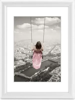 Produktbild von Hama Kunststoffrahmen "Swing", Weiß, 20 x 30 cm