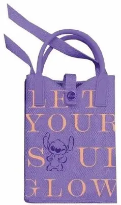 Productafbeelding van Disney mode. Pastelkleurige schoudertas. Paars. Stitch