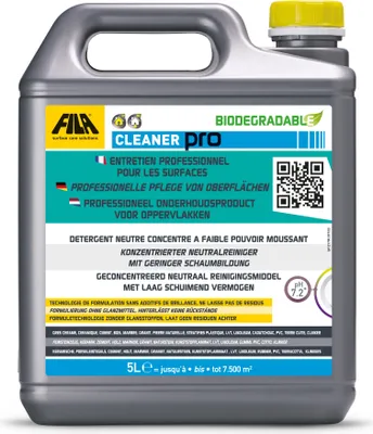 Immagine prodotto di FILA Cleaner (5 litri) Detergente universale per rivestimenti in cotto, gres porcellanato, cemento, pietra naturale e granito