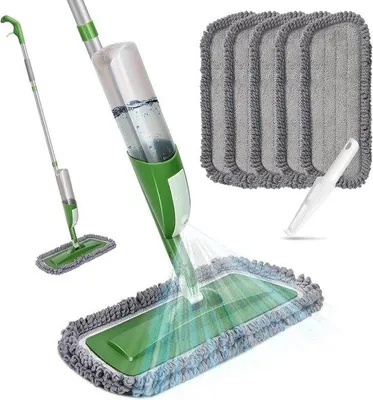 Produktbild von Famanu Bodenwischer mit Sprühfunktion - 550 ml Wasserreservoir