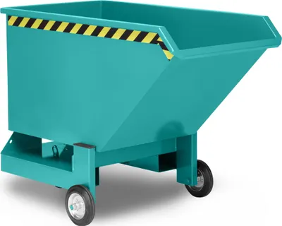 Produktbild von RR Industrietechnik Kastenwagen Typ RKW-25 895x1180x915mm 250dm³ RAL 5018 Türkisblau